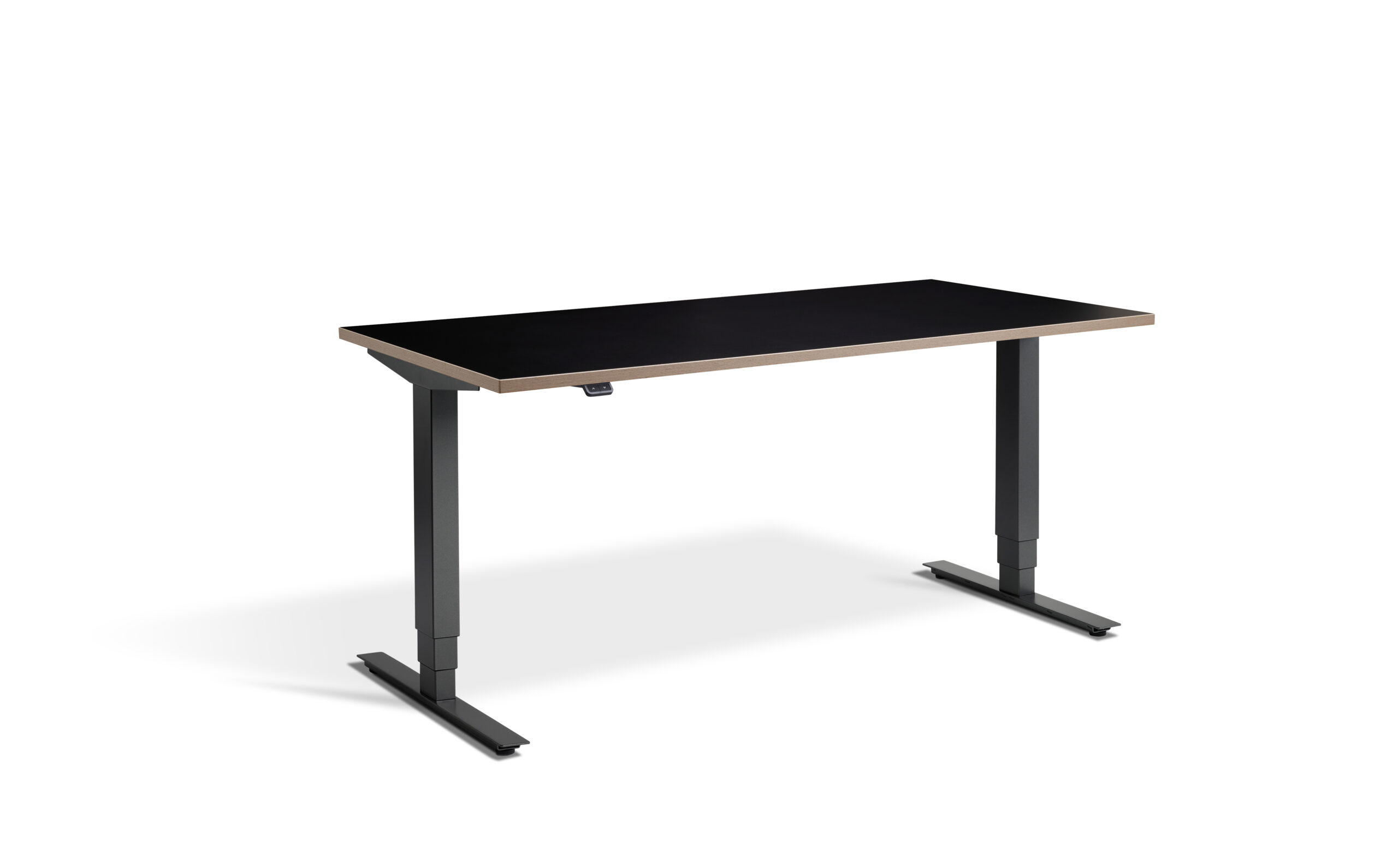 Advance Height Adjustable Workstation With Black Ply Edge Top - Image 4