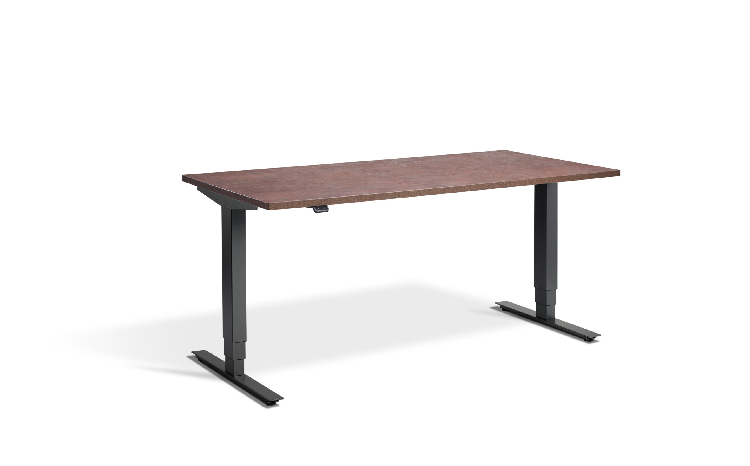 Advance Height Adjustable Workstation With Ferro Bronze Top - Image 4
