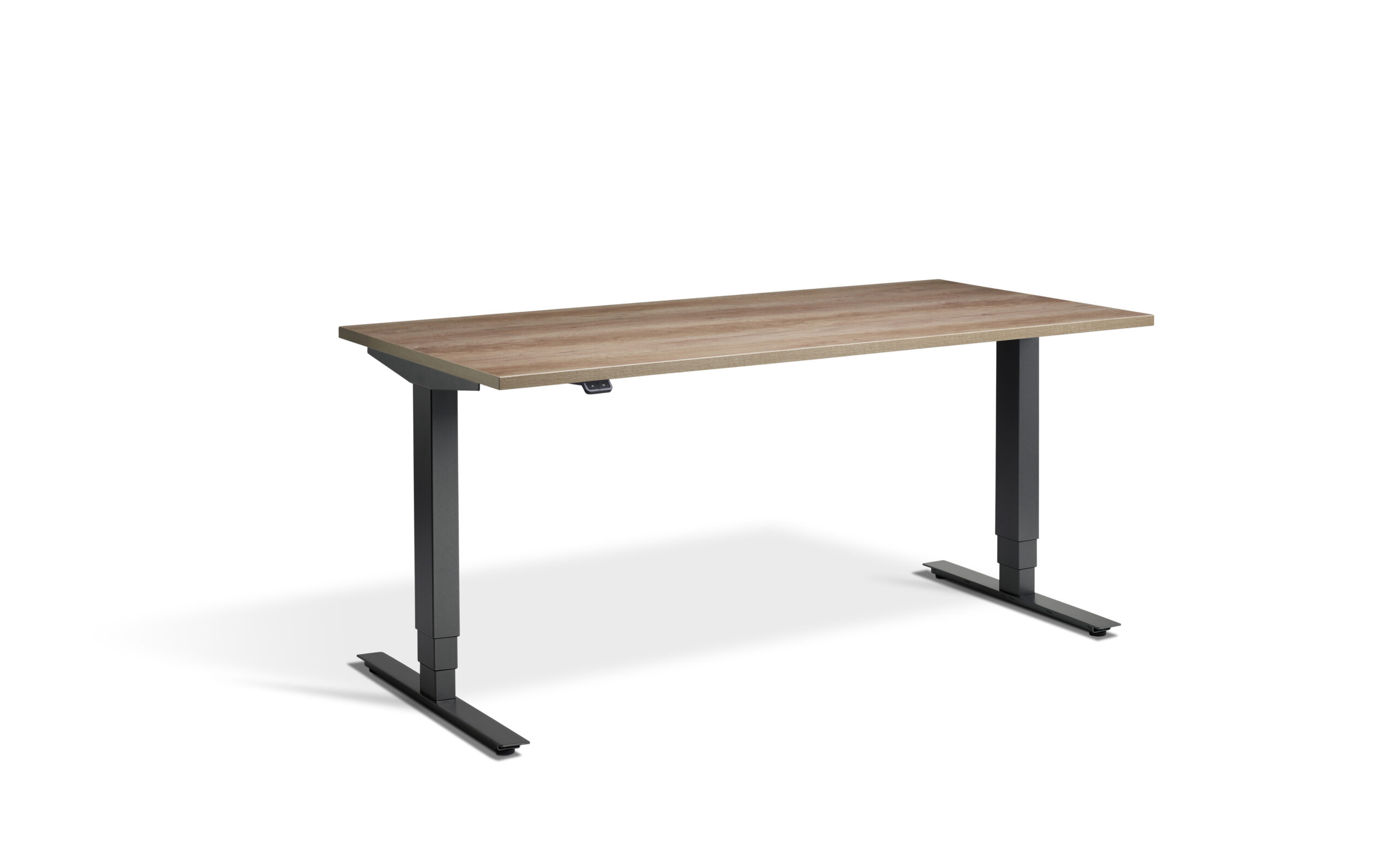 Advance Height Adjustable Workstation With Grey Nebraska Oak Top - Image 4