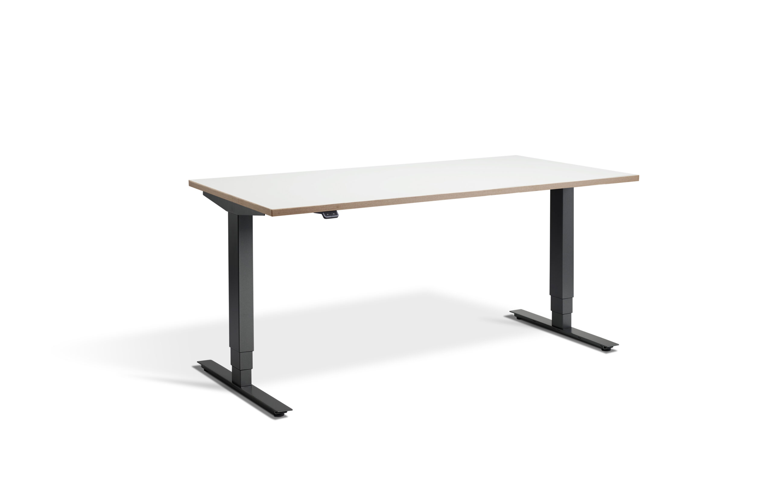 Advance Height Adjustable Workstation With White Ply Edge Top - Image 4