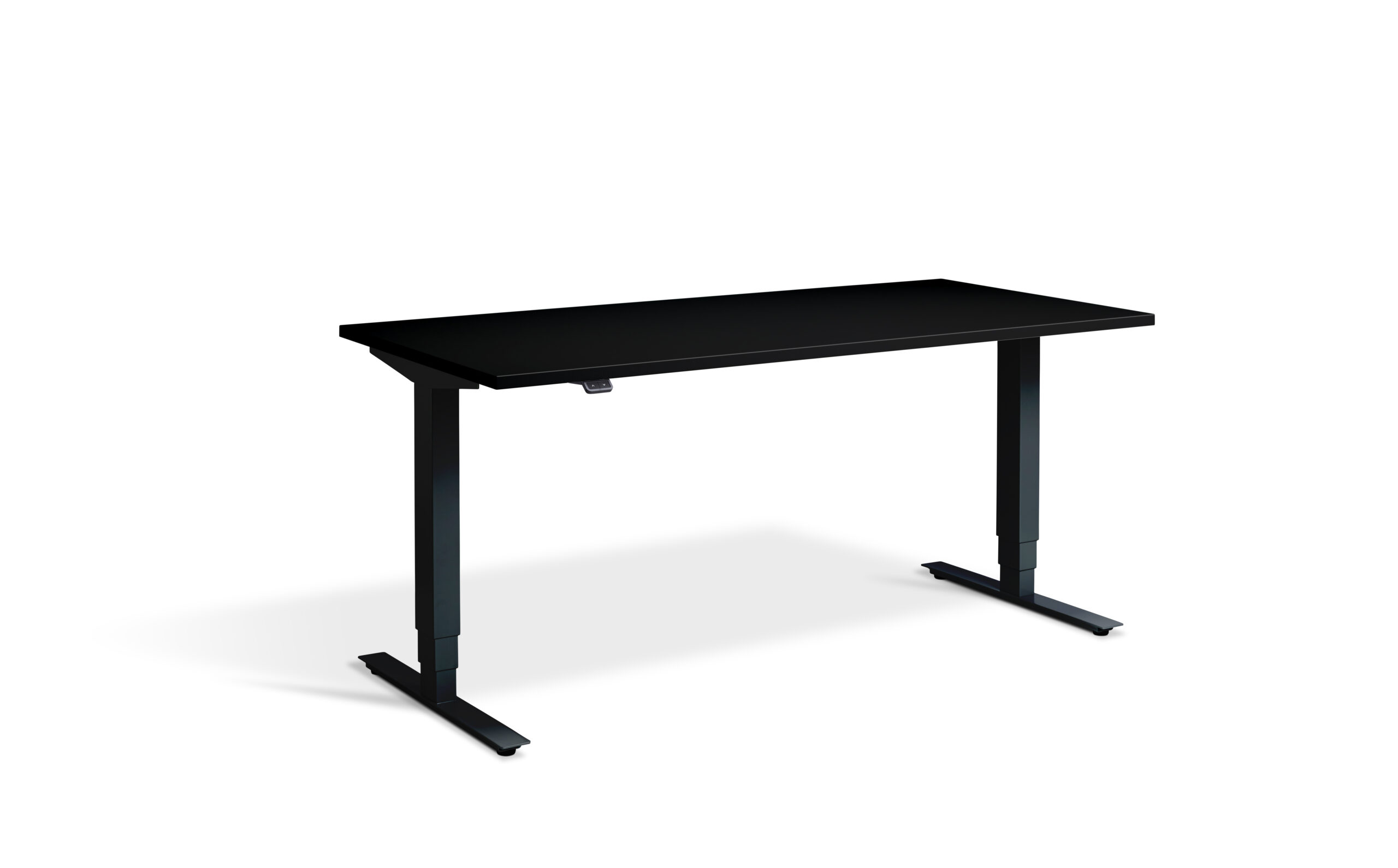 Advance Height Adjustable Workstation With Black Top