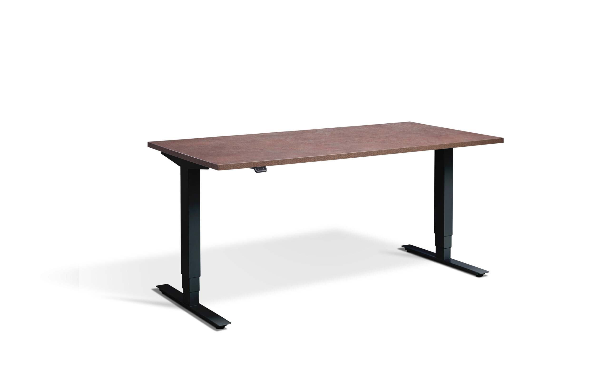 Advance Height Adjustable Workstation With Ferro Bronze Top