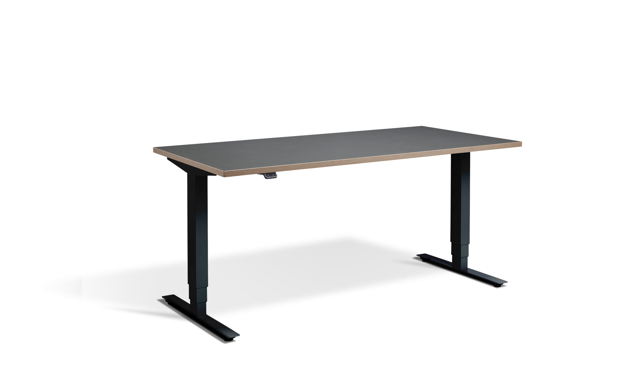 Advance Height Adjustable Workstation With Graphite Ply Edge Top
