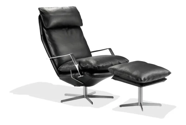 SL 330 Lounge Chair and Stool