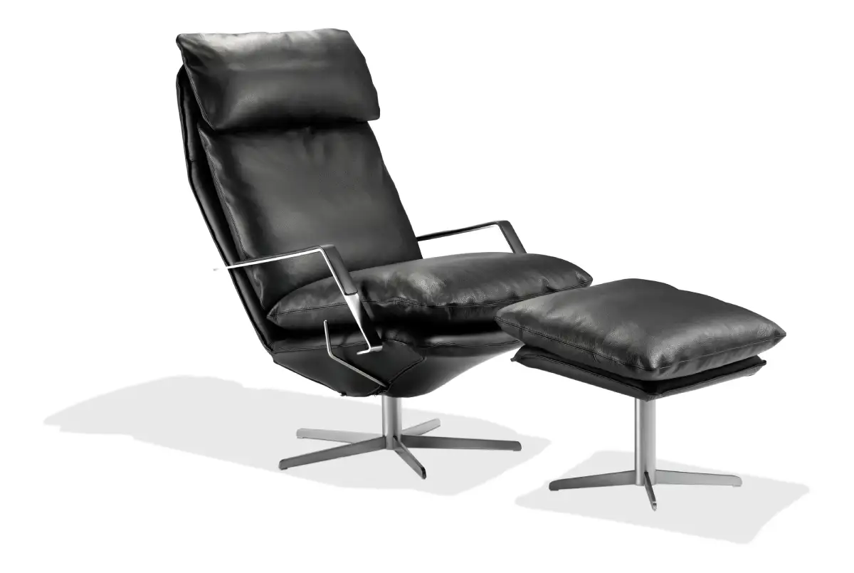 SL 330 Lounge Chair and Stool
