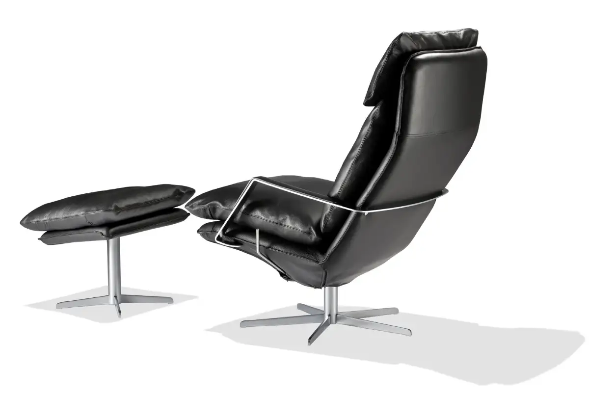 SL 330 Lounge Chair and Stool - Image 2