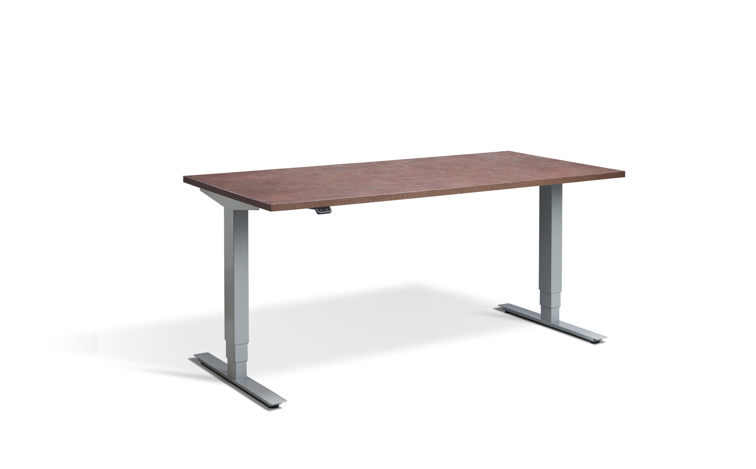 Advance Height Adjustable Workstation With Ferro Bronze Top - Image 3