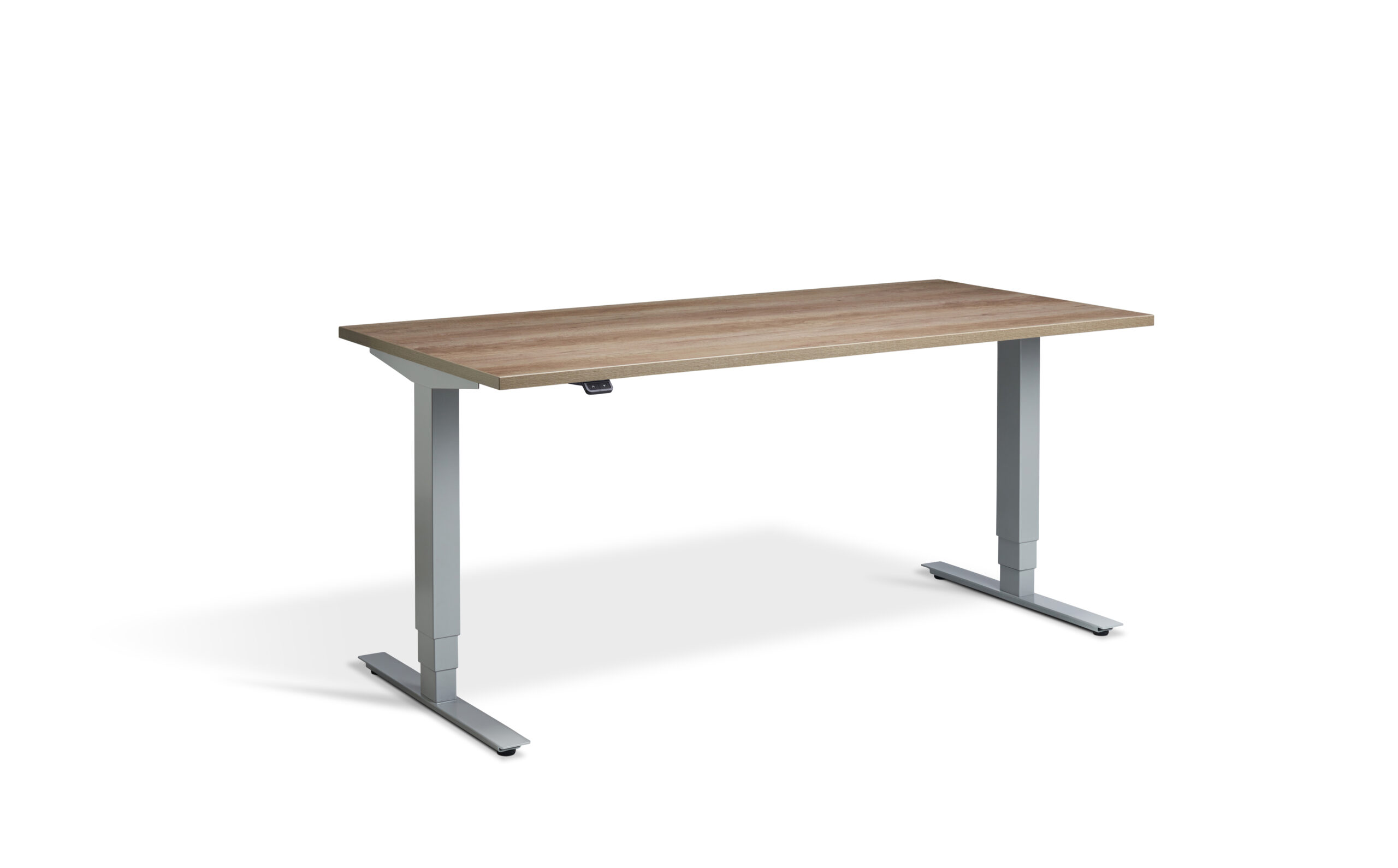Advance Height Adjustable Workstation With Grey Nebraska Oak Top - Image 3