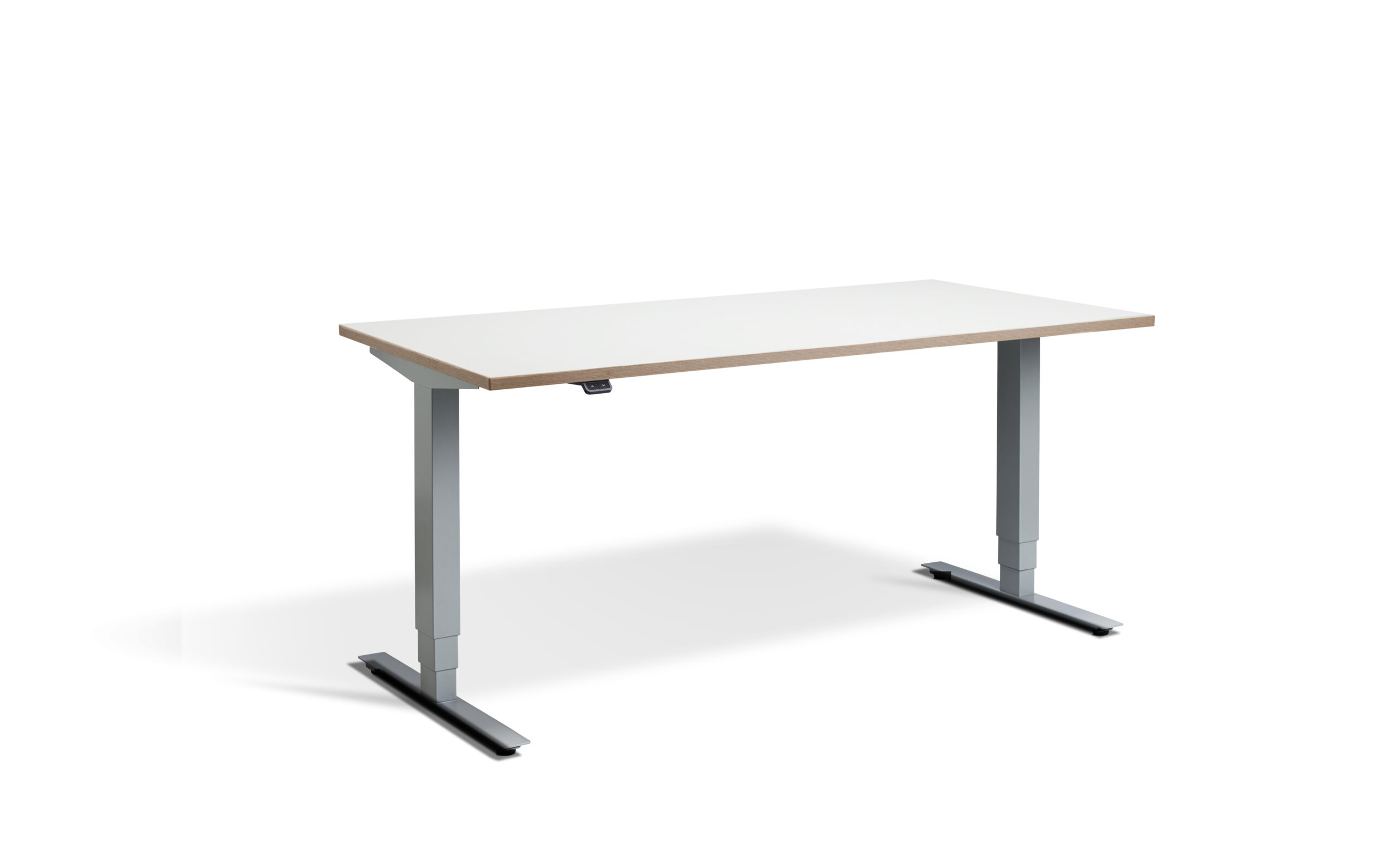 Advance Height Adjustable Workstation With White Ply Edge Top - Image 3