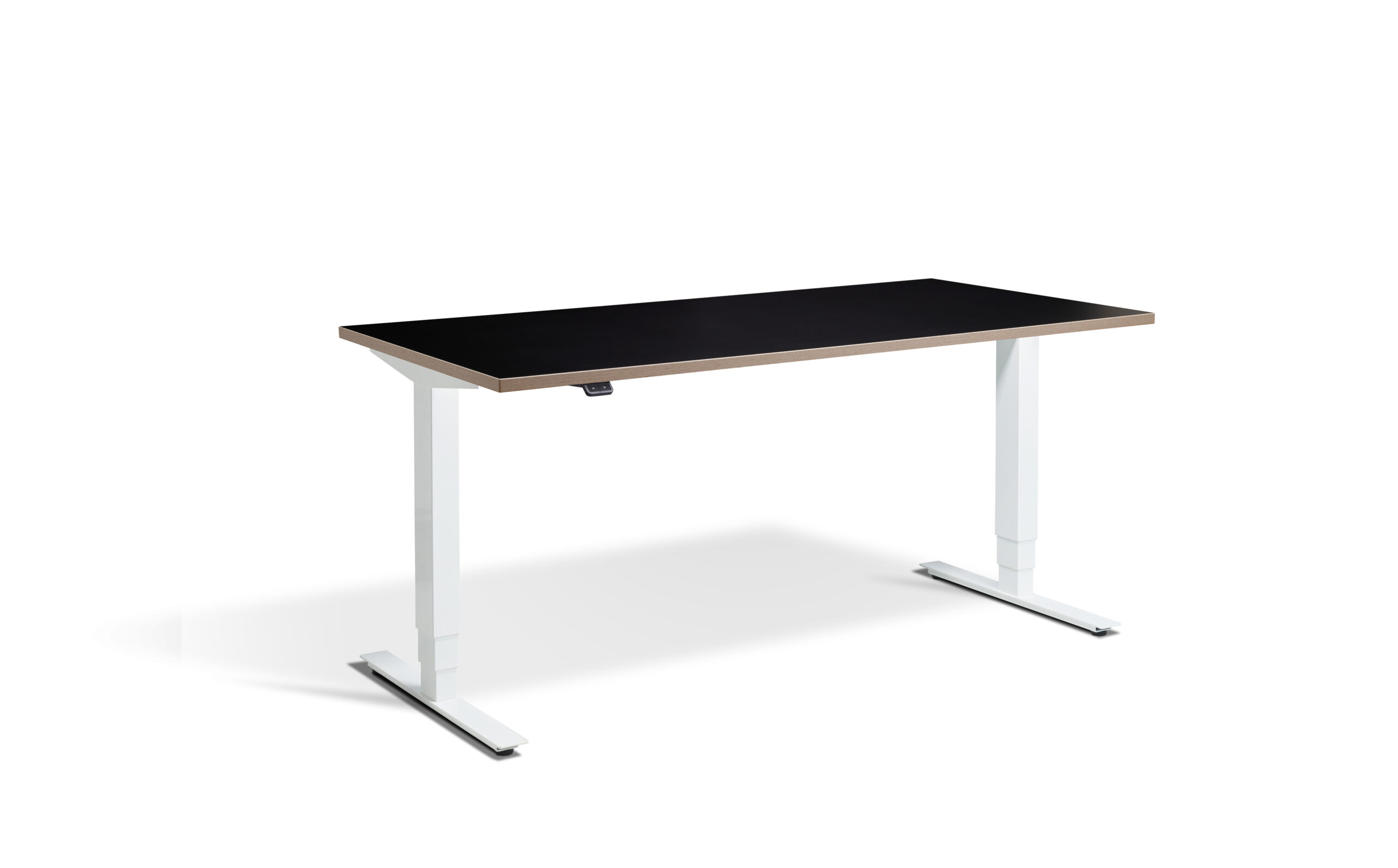 Advance Height Adjustable Workstation With Black Ply Edge Top - Image 3