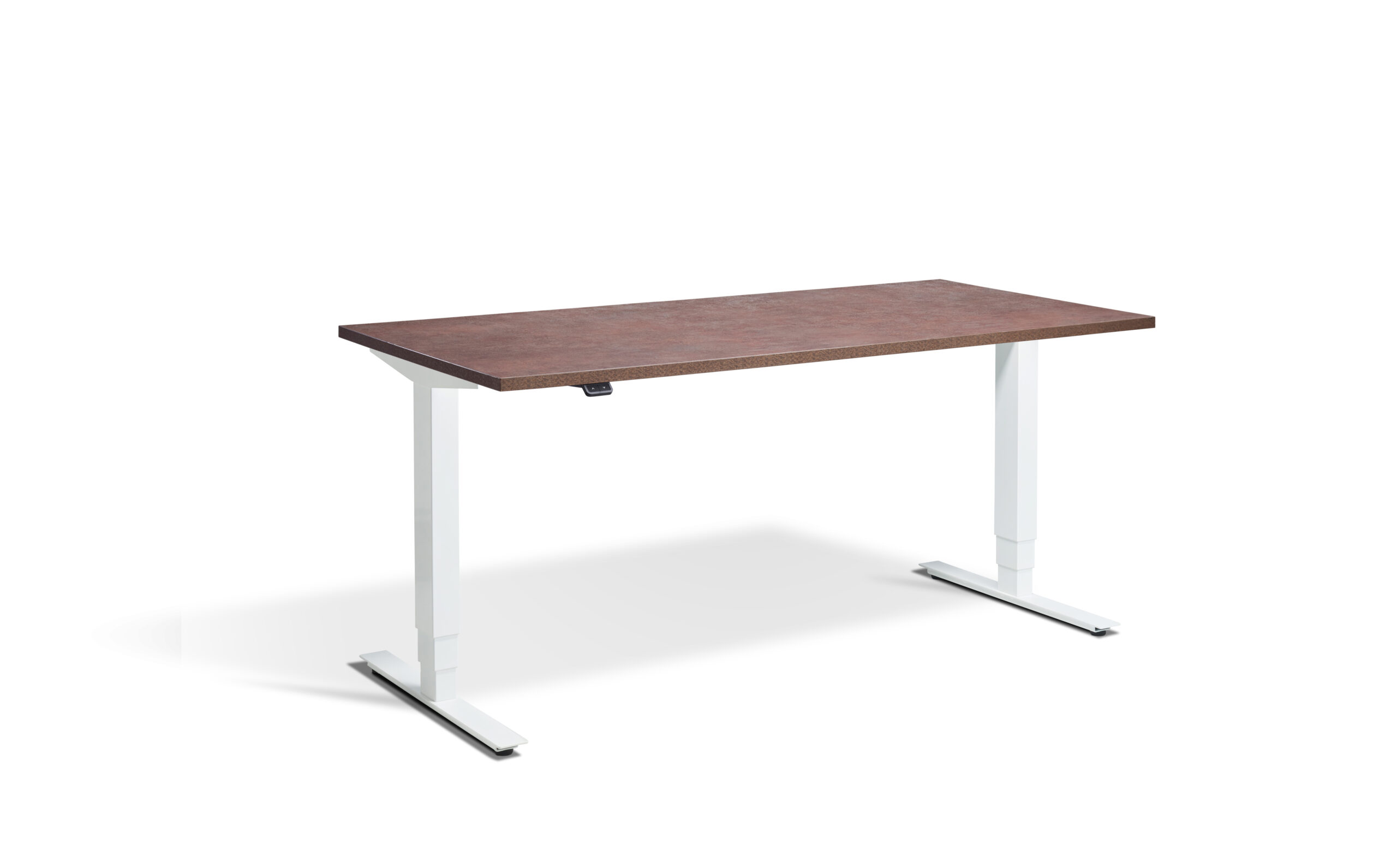 Advance Height Adjustable Workstation With Ferro Bronze Top - Image 2