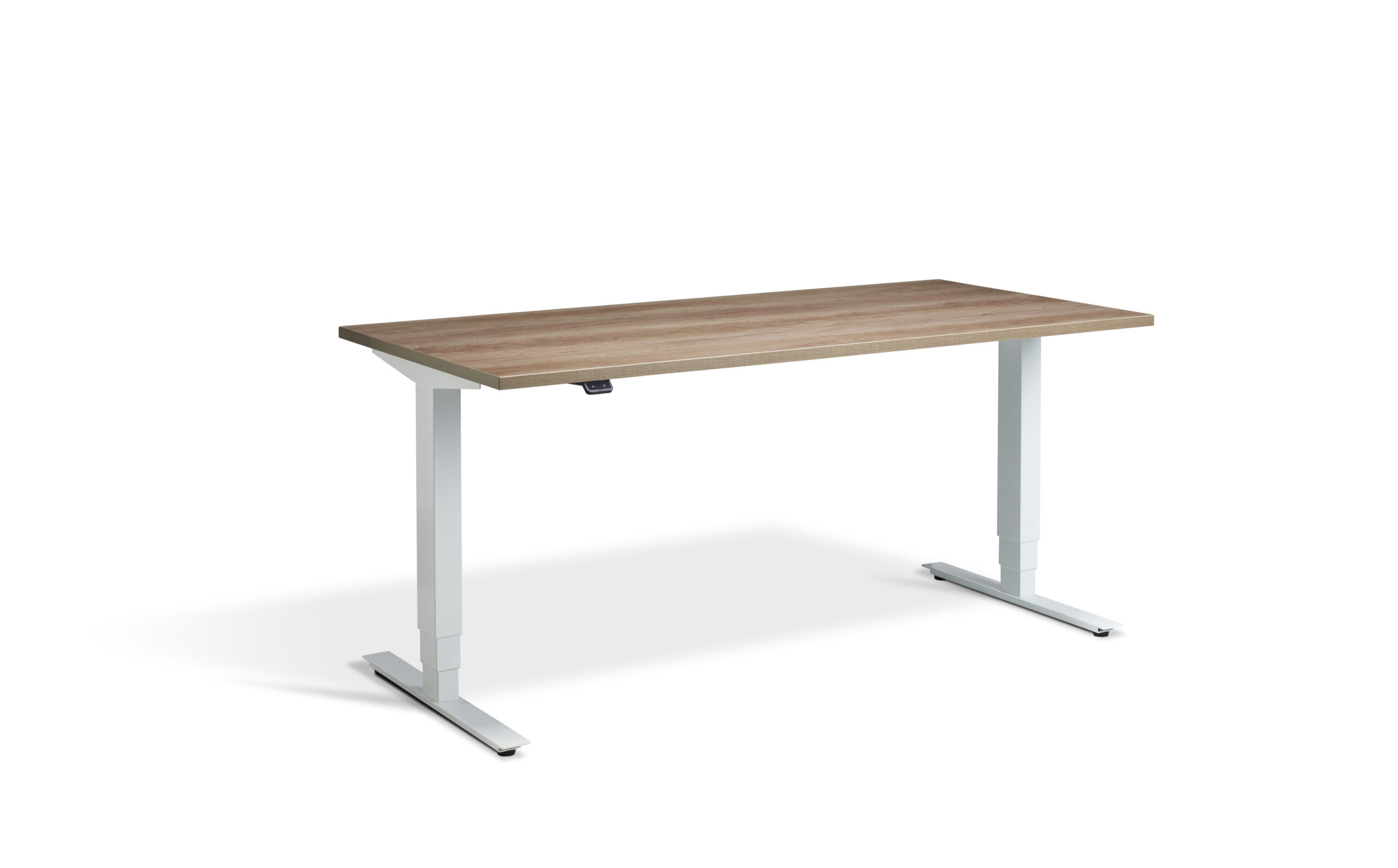 Advance Height Adjustable Workstation With Grey Nebraska Oak Top - Image 2