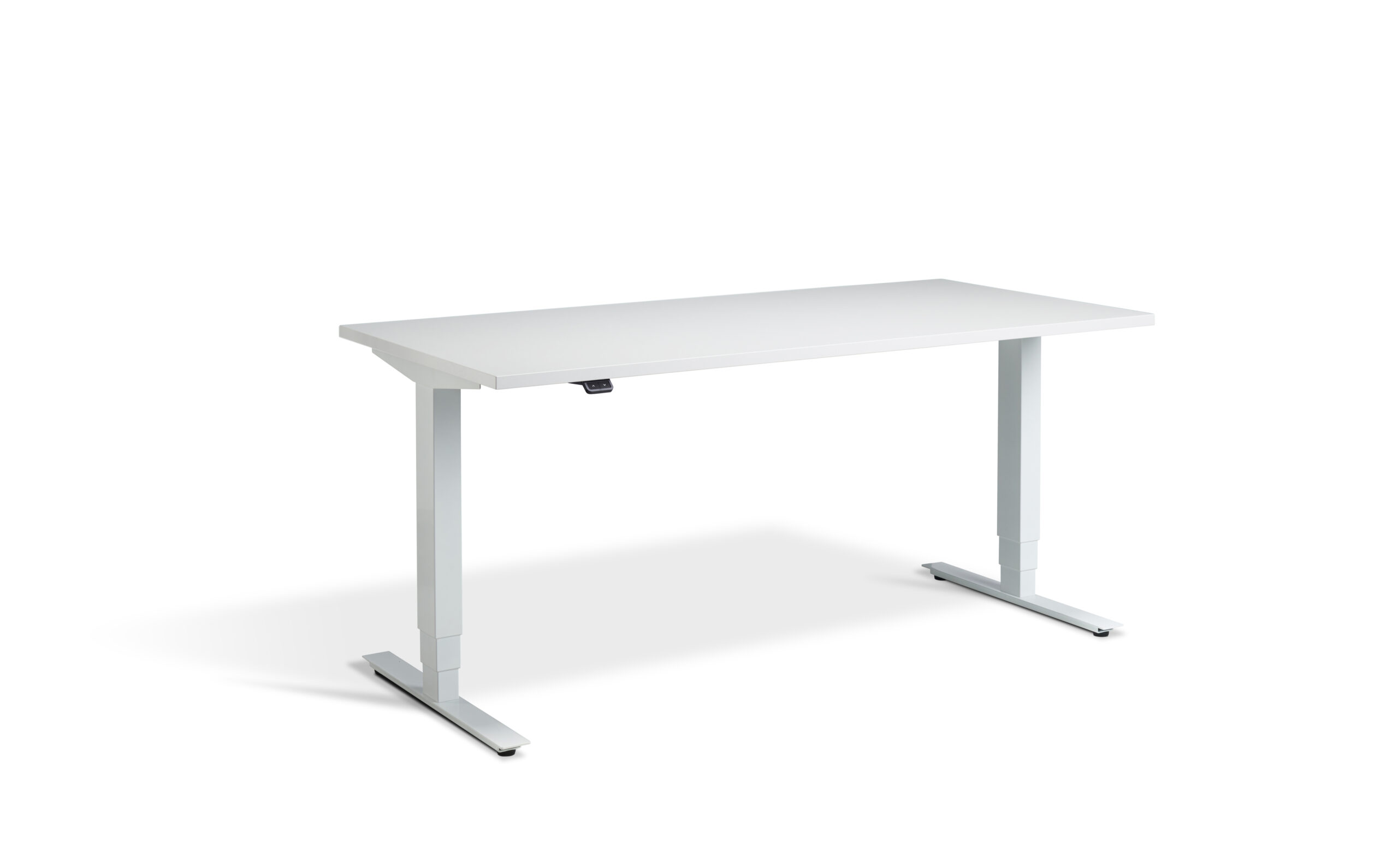 Advance Height Adjustable Workstation With Grey Top - Image 2
