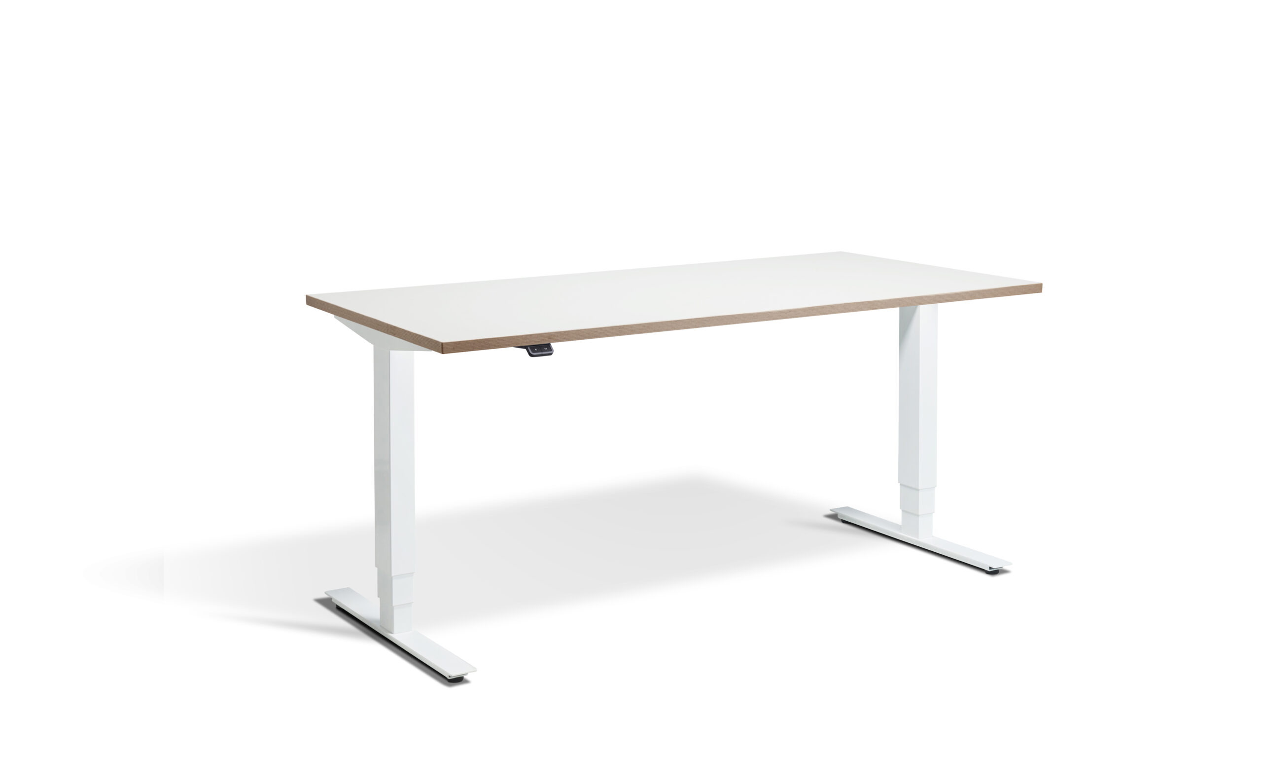 Advance Height Adjustable Workstation With White Ply Edge Top - Image 2