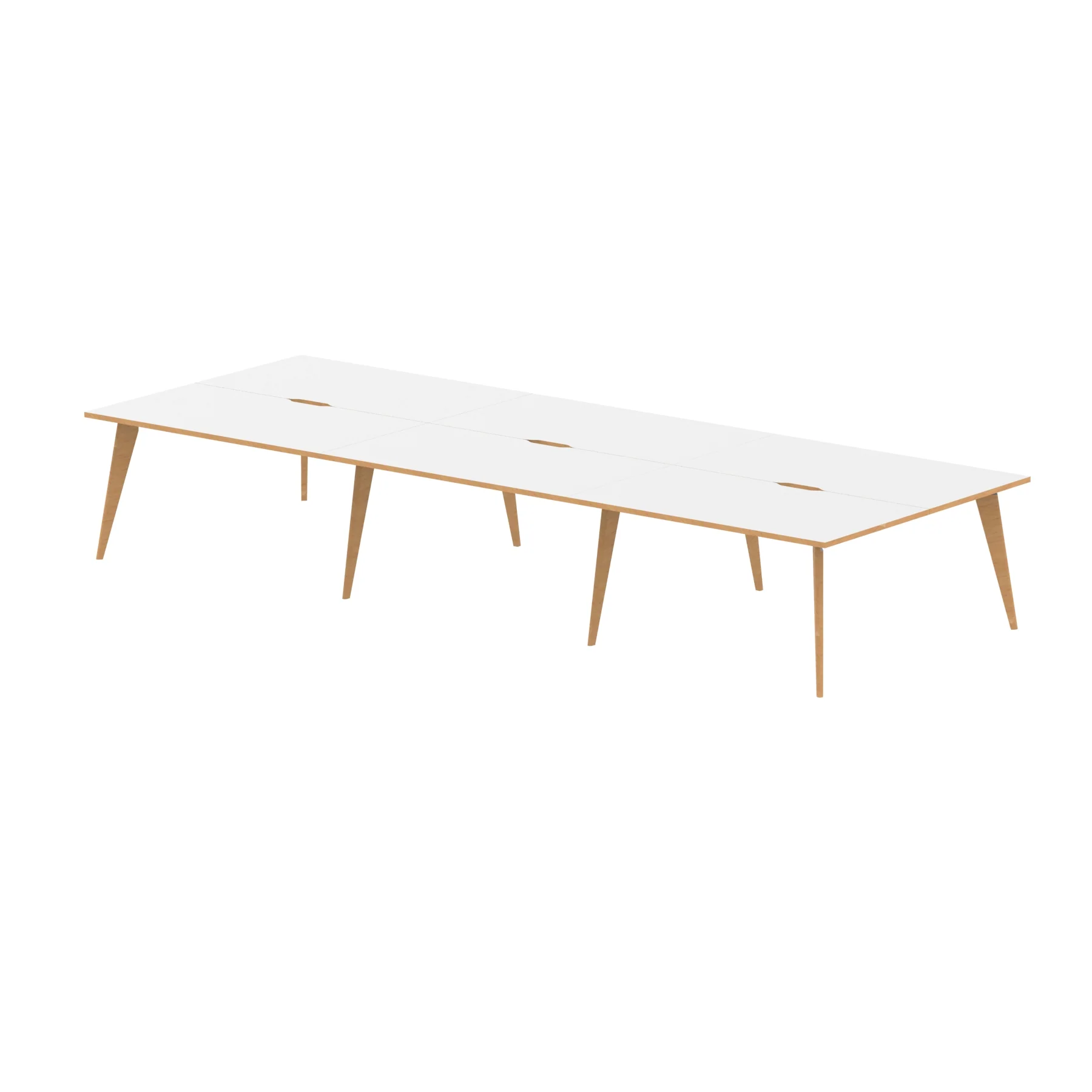Oslo B2B Bench Desk 4 Person - Image 2
