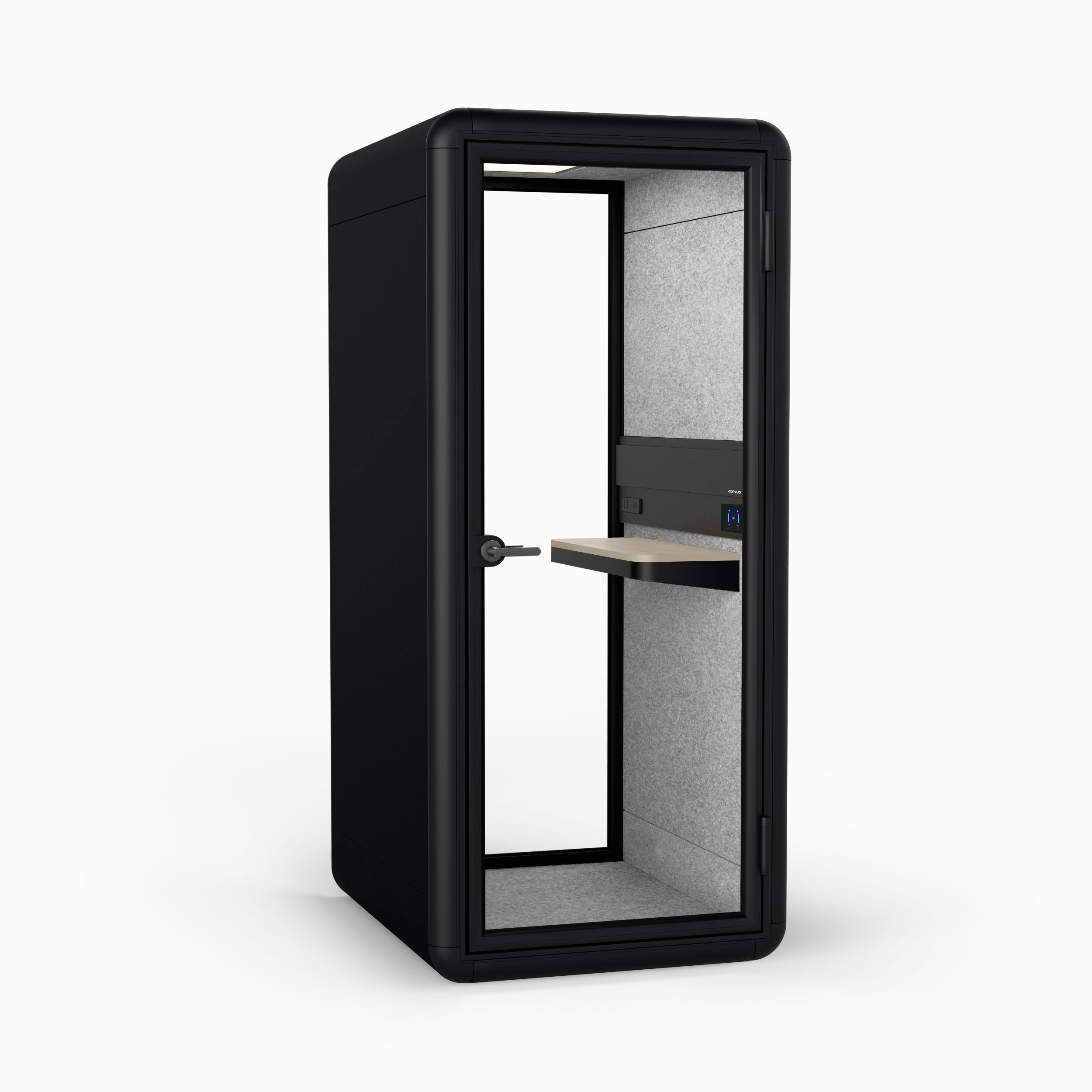 Solo Single Booth in Black