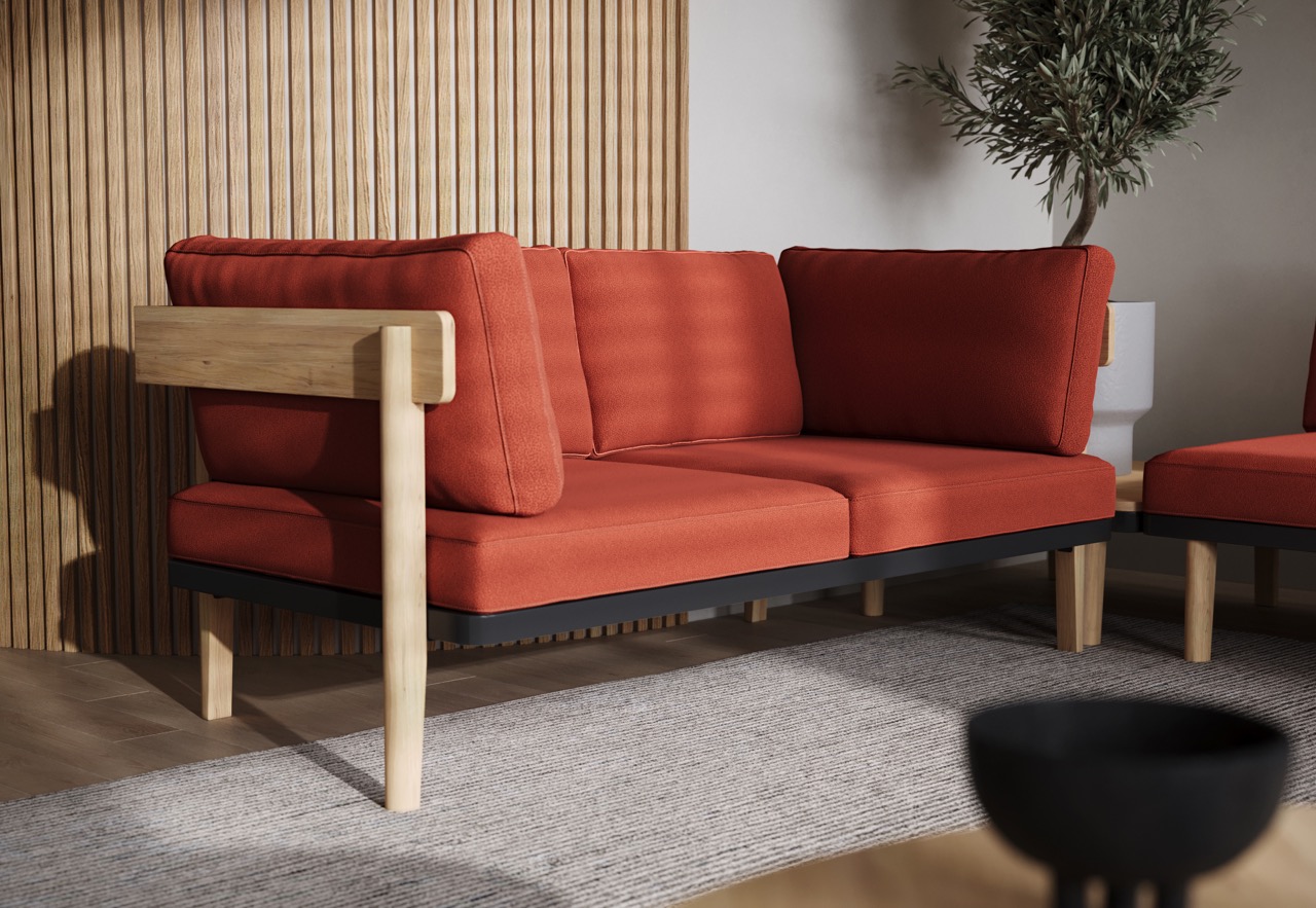 Converse 3 Seater High Back sofa - Image 2
