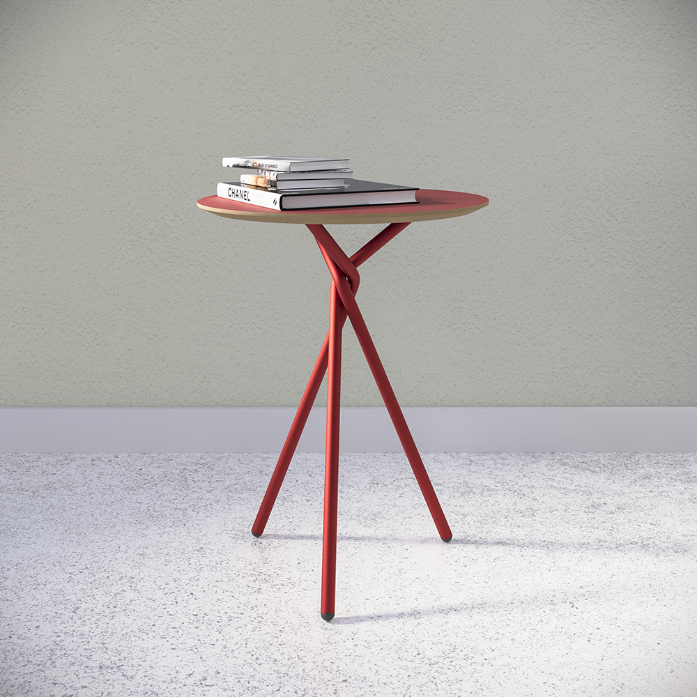 Twyst Table Choice of Frame Finish Round 1000mm Top - Image 2