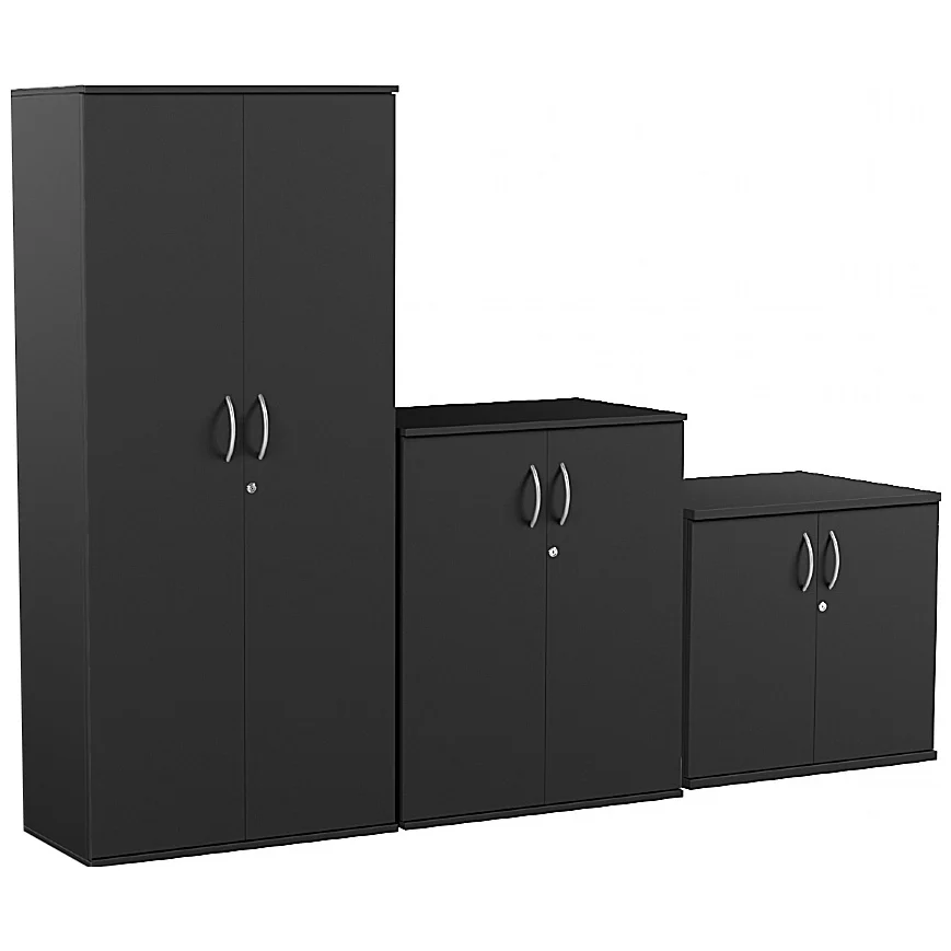 Black Storage Cupboard