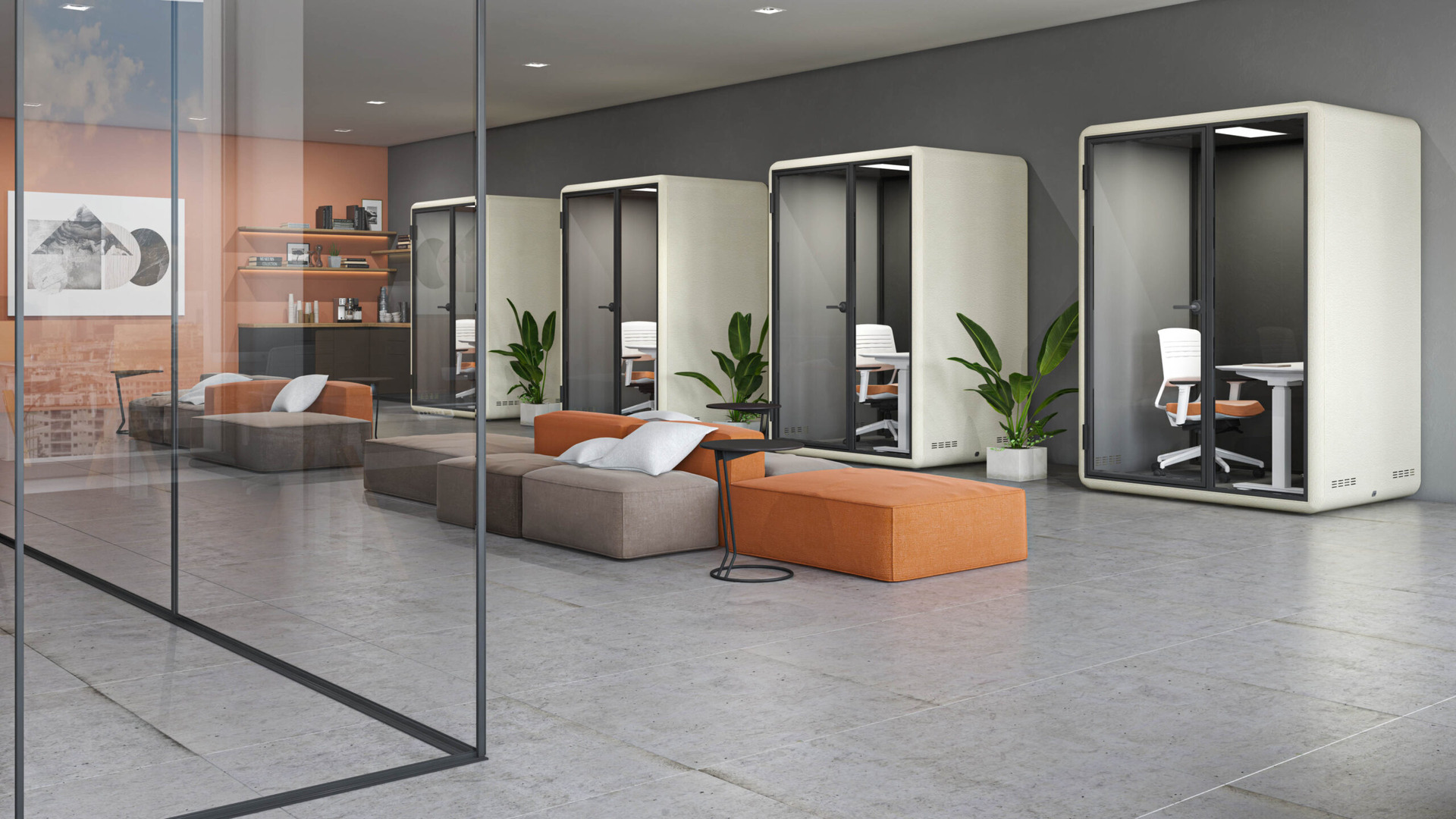 Booths and Pods