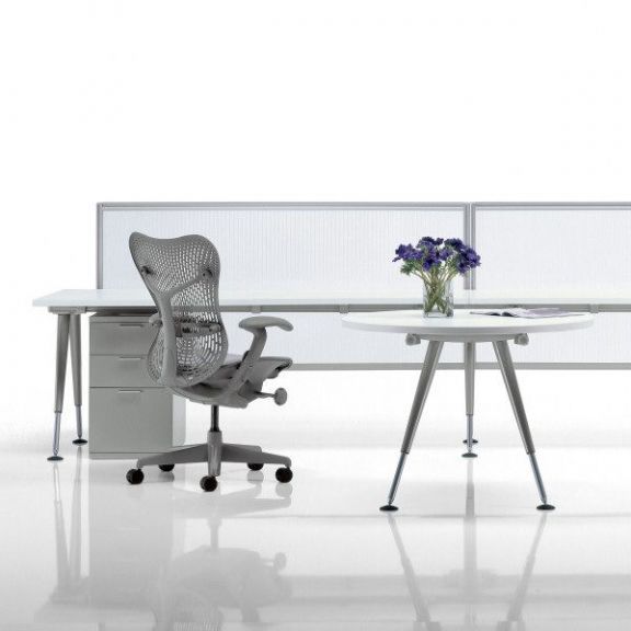 Refurbished Herman Miller Abak Environments Desk White - Image 5