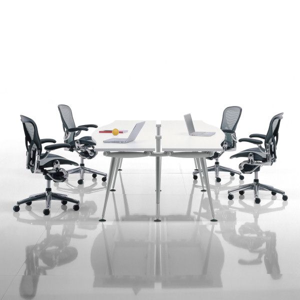 Refurbished Herman Miller Abak Environments Desk White - Image 6
