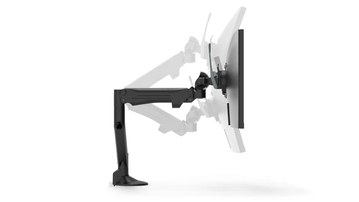 Single levo monitor arm