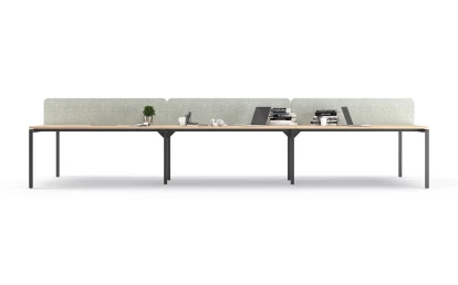 Nova U Bench Desking 6 Person