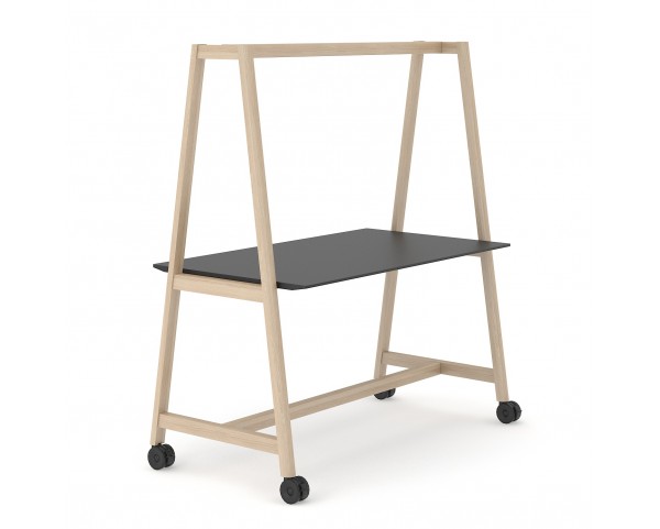 Nova Wood Multipurpose Table High With Castors