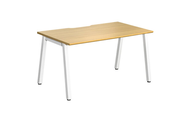 Endurance Light Oak Single Desk