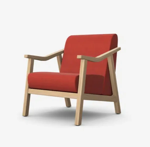 Strut-Armchair-Red