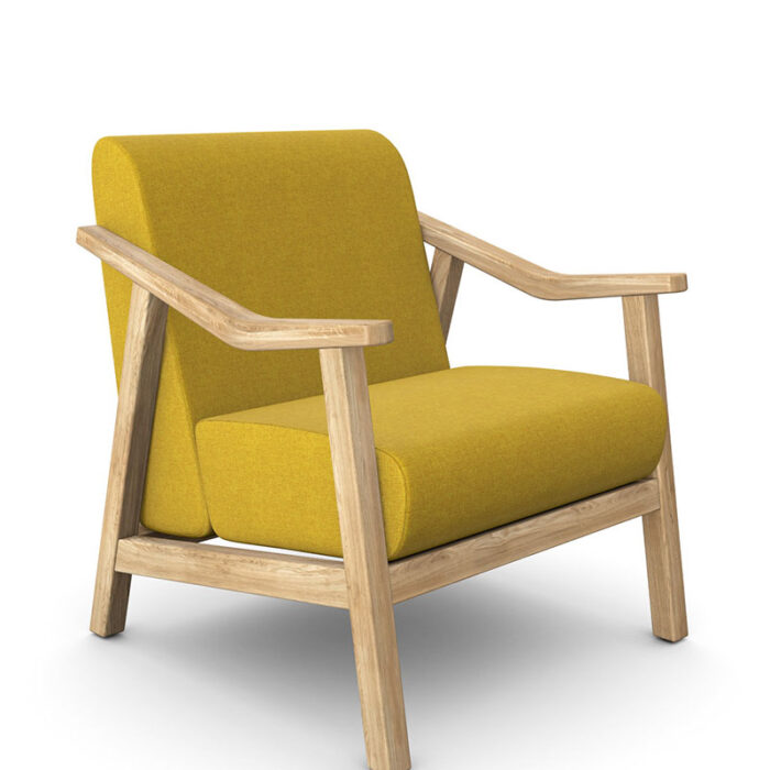 Strut-Armchair-Yellow