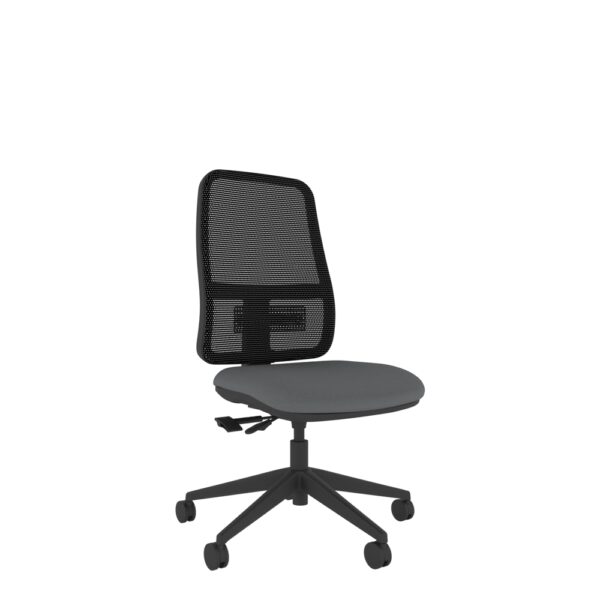 Xero deluxe black mesh task chair with seat slide