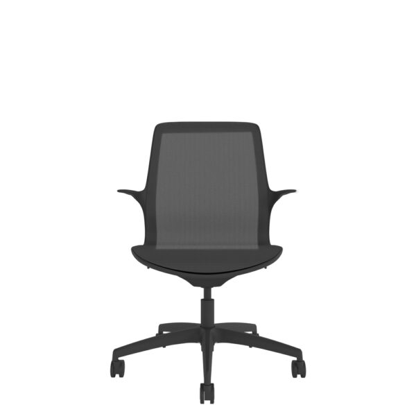 vision black task chair