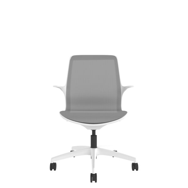 vision white mesh chair
