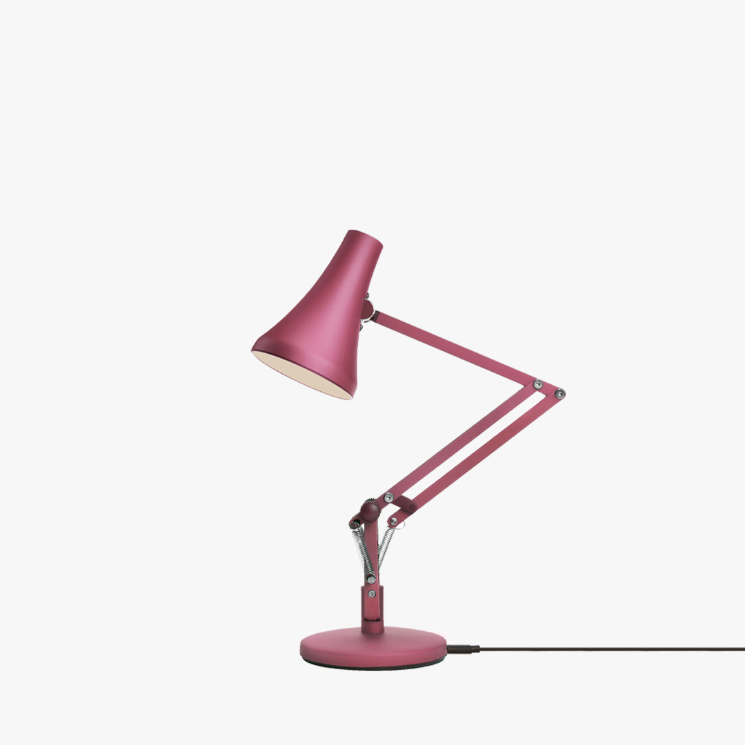 Anglepoise 90 Mini Desk Lamp in Berry Red - Image 3