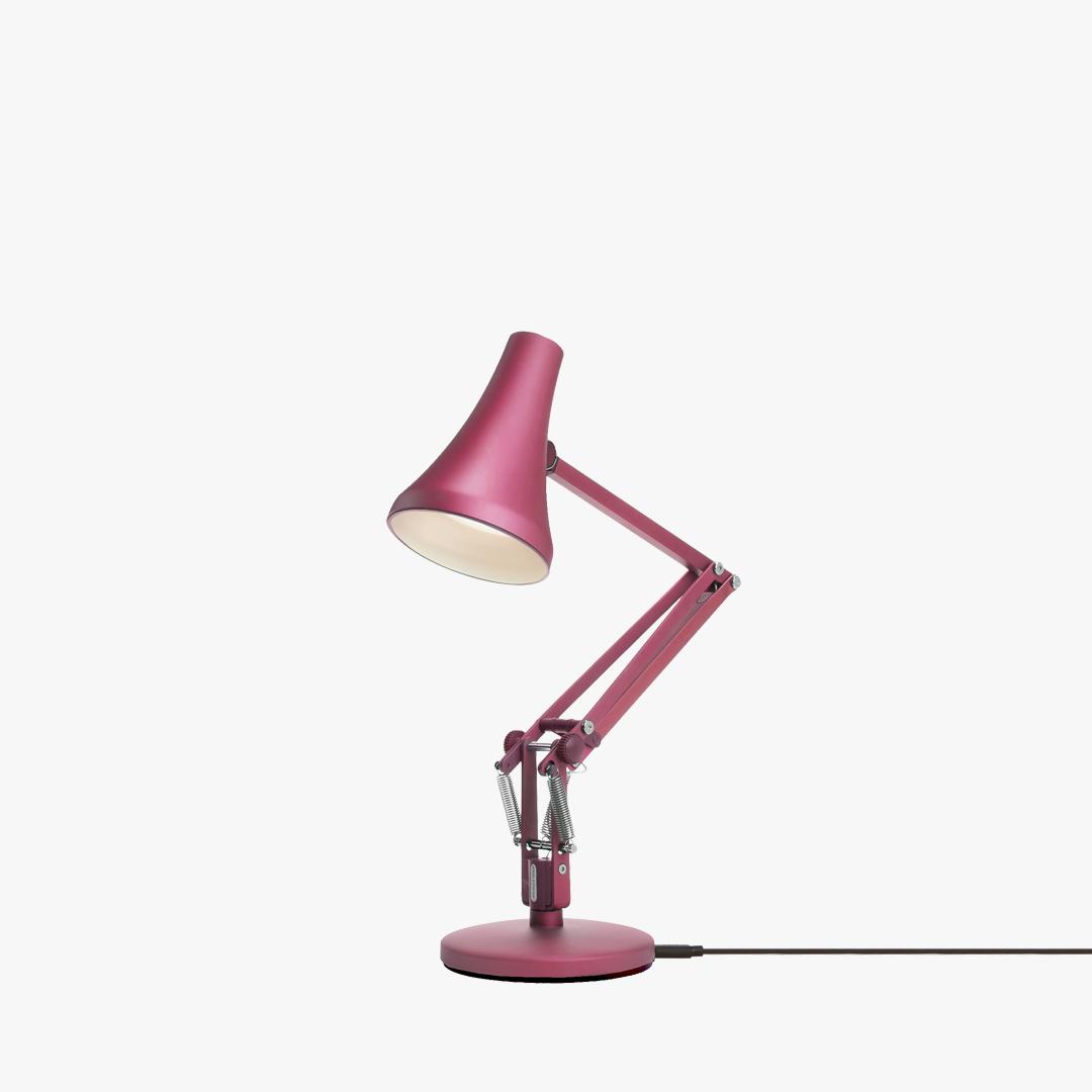 Anglepoise 90 Mini Desk Lamp in Berry Red
