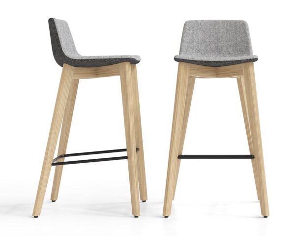 Twist & Sit Wooden Counter Hight Stool