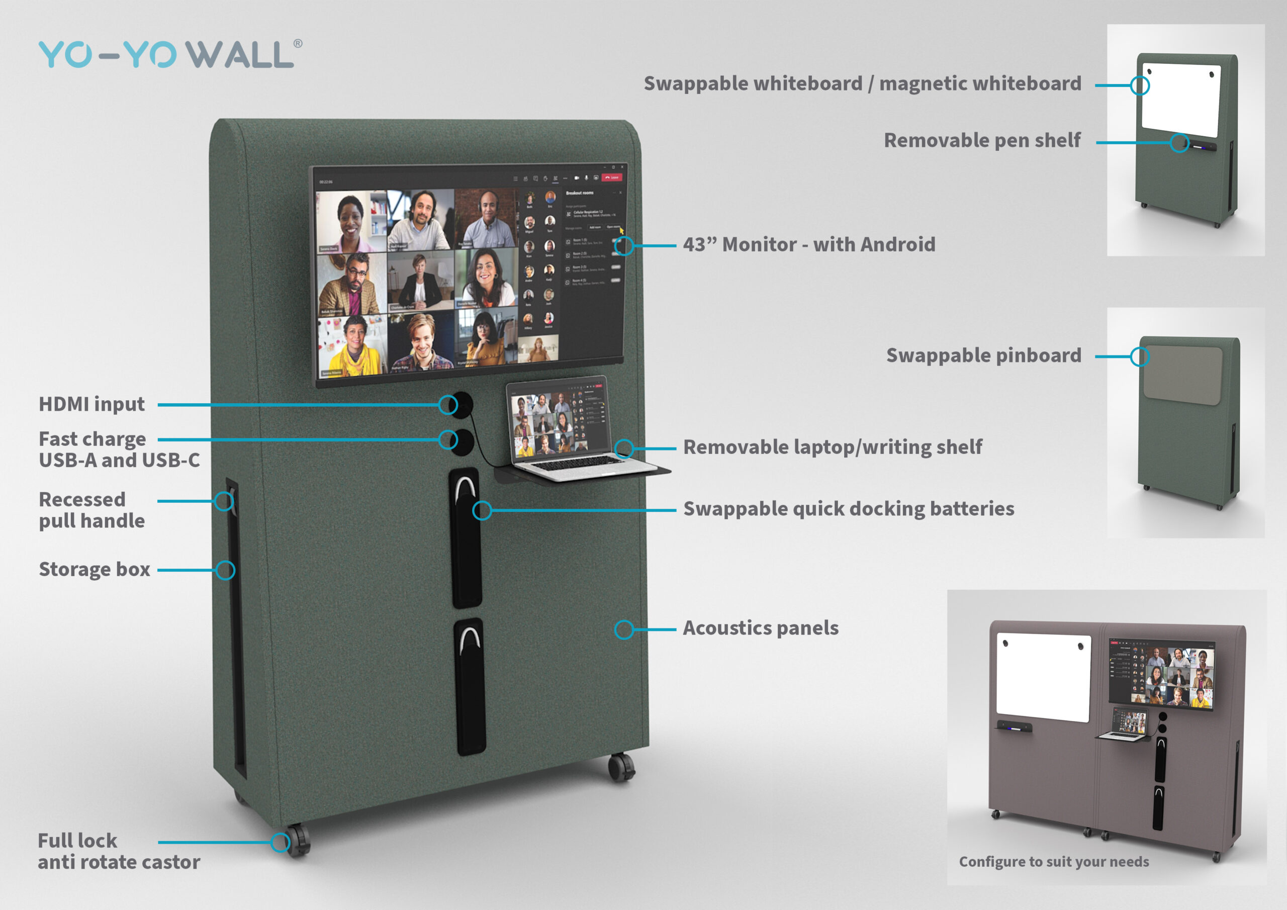 Yo-Yo Acoustic Media Wall - Image 4