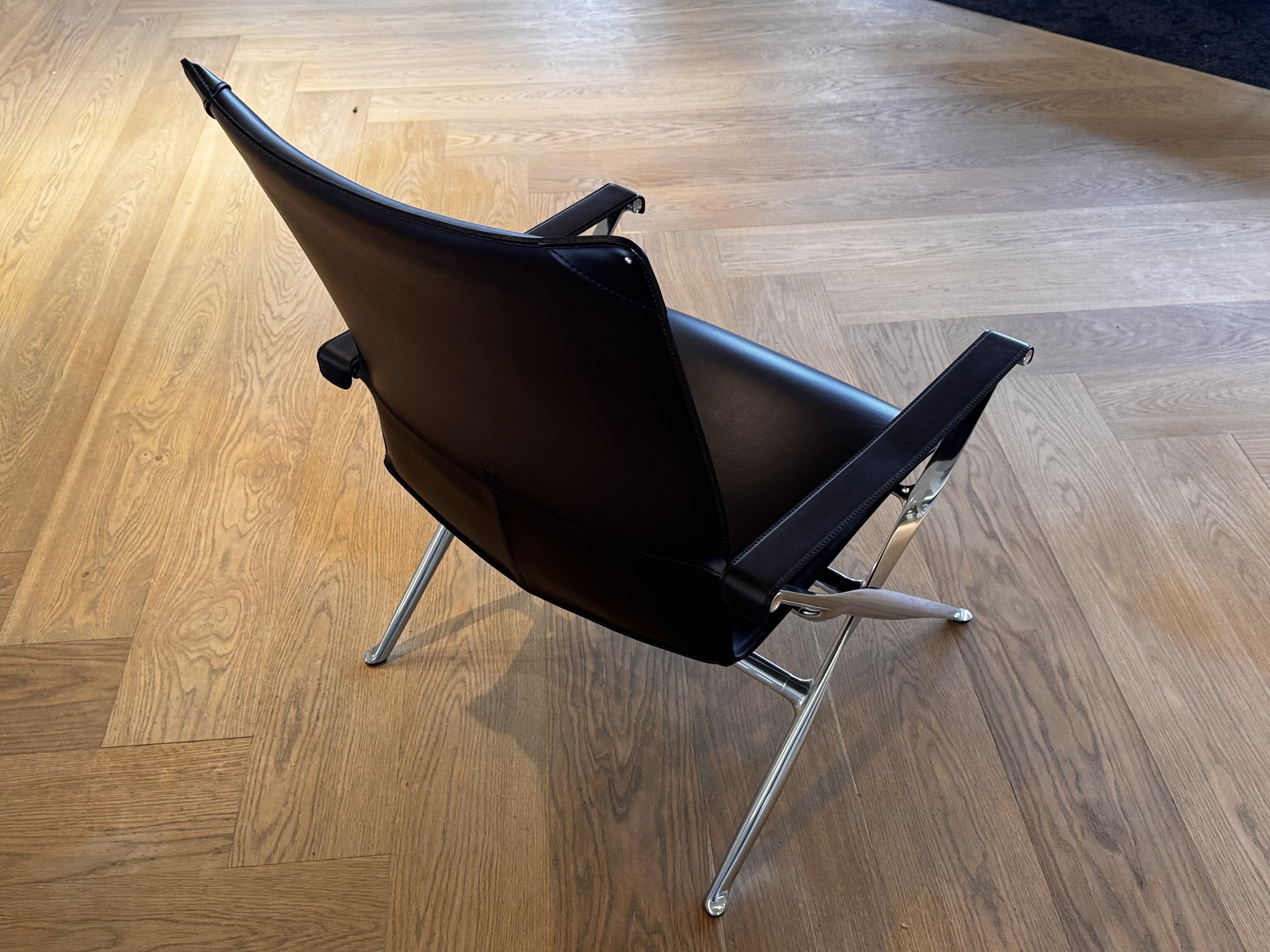 Refurbished B&B Italia Beverly Folding Brown Leather Armchair - Image 3